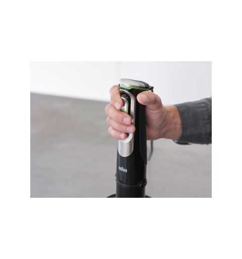 Braun MultiQuick 9 MQ 9187XLI 0,6 L Batidora de inmersión 1200 W Negro, Acero inoxidable