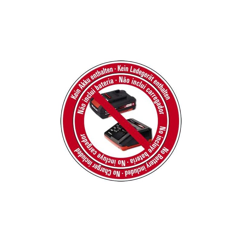 Einhell GE-CM 18 30 Li-Solo Tagliaerba a spinta Batteria Nero, Rosso