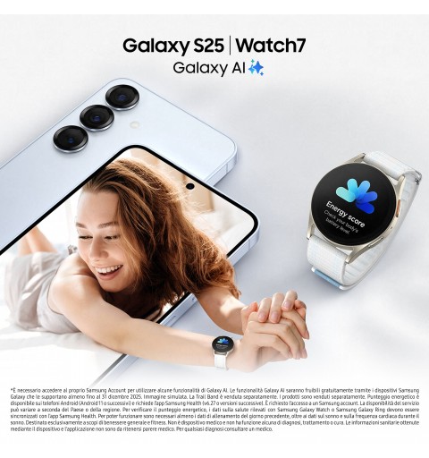 Samsung Galaxy S25 Smartphone AI, Display 6.2'' FHD+ Dynamic AMOLED 2X, Fotocamera 50MP, RAM 12GB, 128GB, 4.000 mAh, Mint