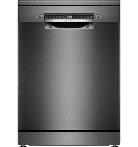 Bosch Serie 4 SMS4EMC06E Lavastoviglie da libera installazione 60 cm Acciaio nero Classe B