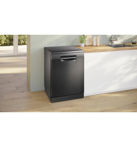 Bosch Serie 4 SMS4EMC06E Lavastoviglie da libera installazione 60 cm Acciaio nero Classe B