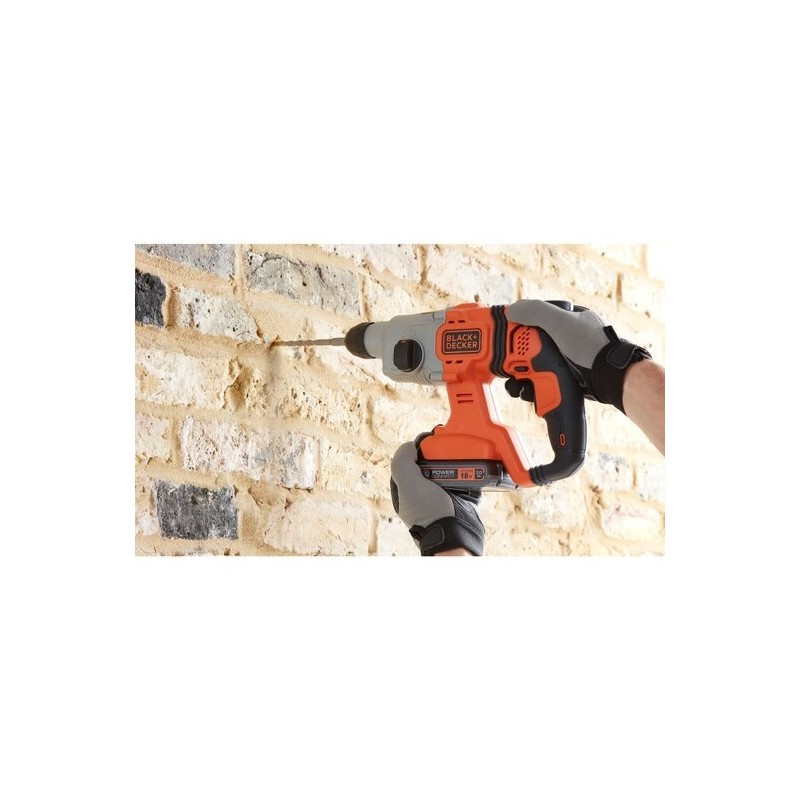 Black & Decker BCD900B-XJ Bohrmaschine 1880 RPM SDS Plus Schwarz, Orange