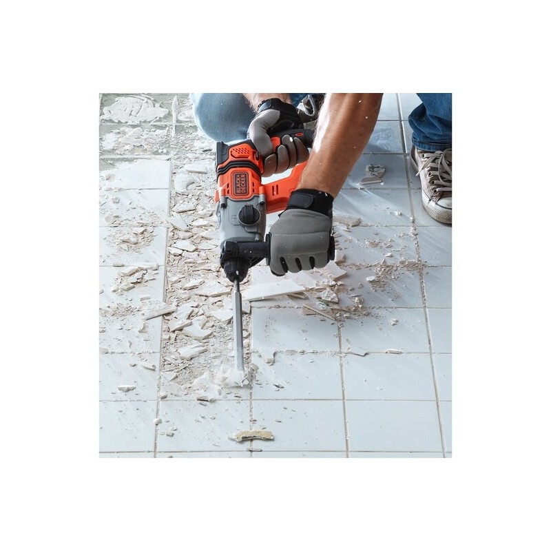 Black & Decker BCD900B-XJ Bohrmaschine 1880 RPM SDS Plus Schwarz, Orange