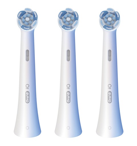Oral-B Testine di Ricambio iO Series Ultimate Clean, Testine Rotonde Originali, Setole CrissCross per pulizia e rimozione della