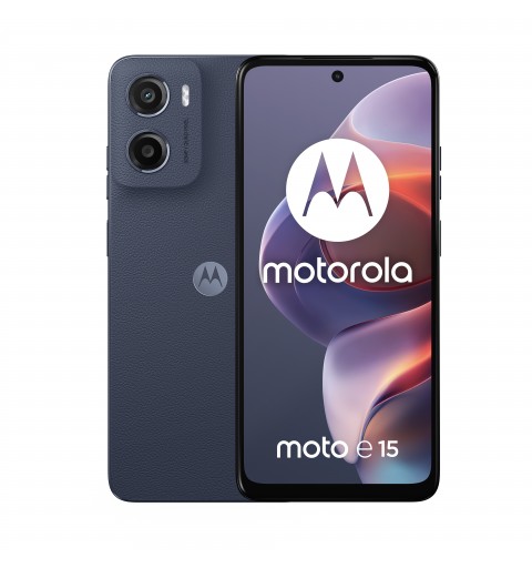 Motorola moto e15 16,9 cm (6.67") Double SIM Android 14 Go edition 4G USB Type-C 2 Go 64 Go 5200 mAh Bleu