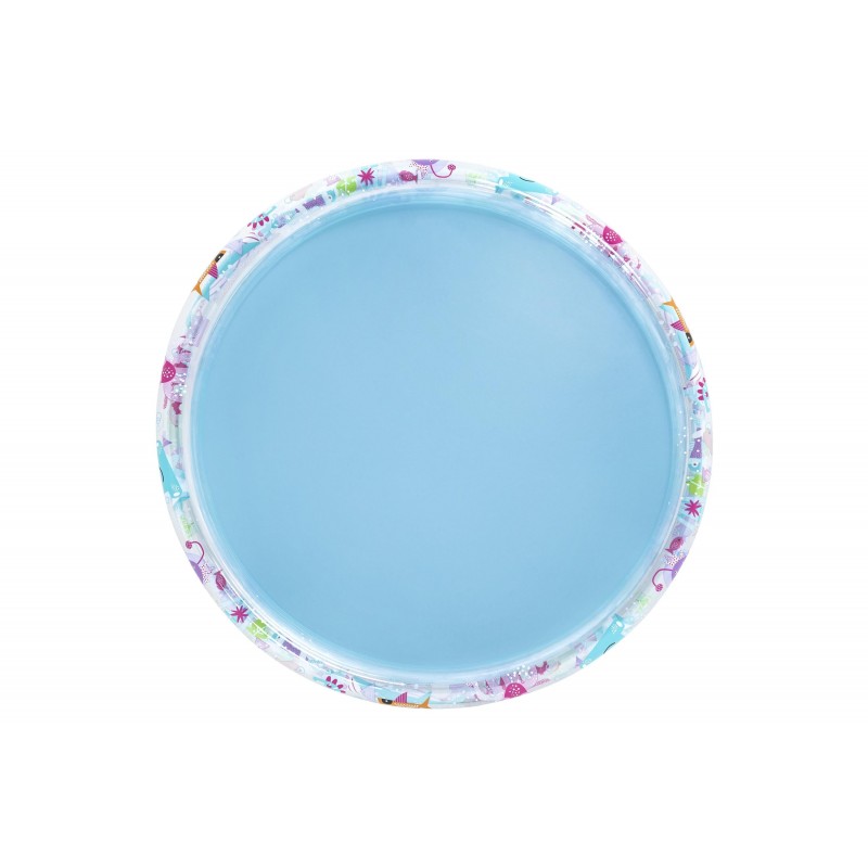 Bestway Pataugeoire gonflable pour enfants trois anneaux Deep Dive 1,52 m x 30 cm