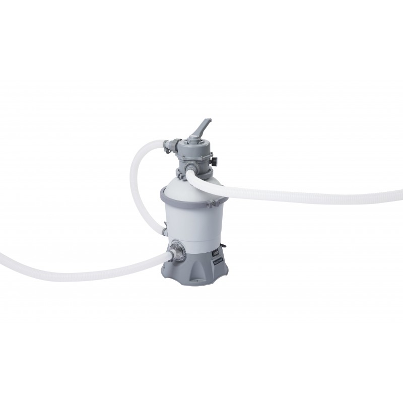 Bestway Power Steel 56442 piscina fuori terra Piscina con bordi Piscina rettangolare 6478 L Blu, Grigio