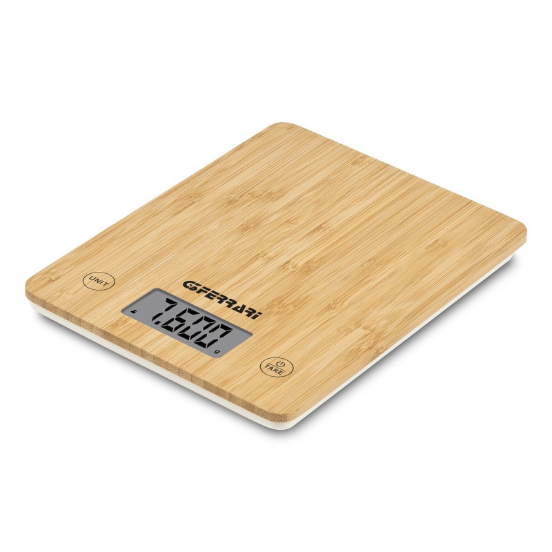 G3 Ferrari G20166 kitchen scale Bamboo Countertop Rectangle Electronic kitchen scale