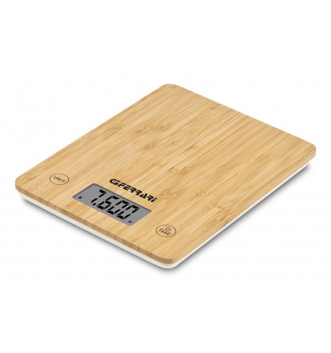 G3 Ferrari G20166 kitchen scale Bamboo Countertop Rectangle Electronic kitchen scale