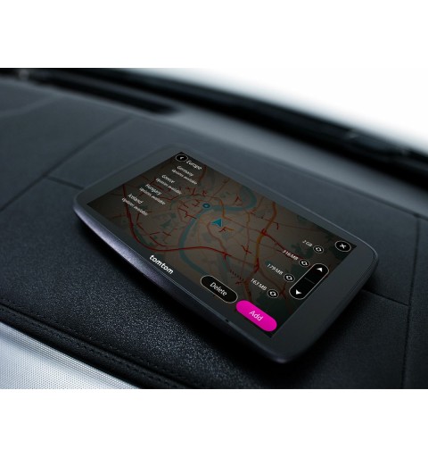 TomTom GO navegador Portátil Fijo 17,8 cm (7") Pantalla táctil Negro