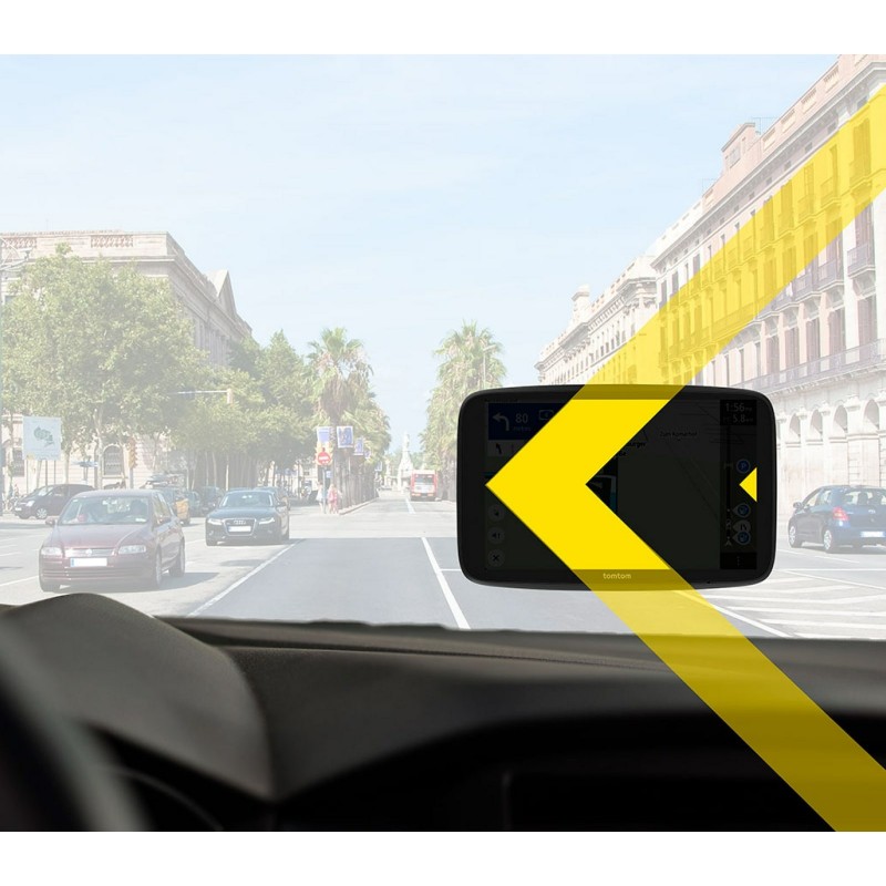 TomTom GO navigateur Portable Fixe 17,8 cm (7") Écran tactile Noir