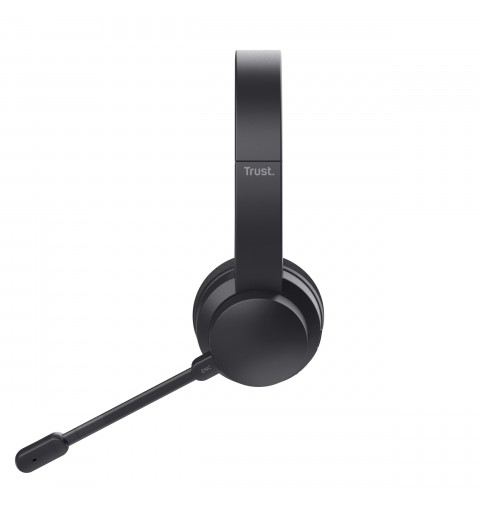 Trust Ayda Kopfhörer Verkabelt & Kabellos Kopfband Anrufe Musik USB Typ-C Bluetooth Schwarz