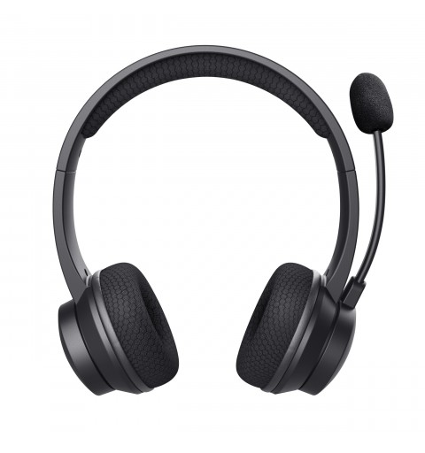 Trust Ayda Kopfhörer Verkabelt & Kabellos Kopfband Anrufe Musik USB Typ-C Bluetooth Schwarz