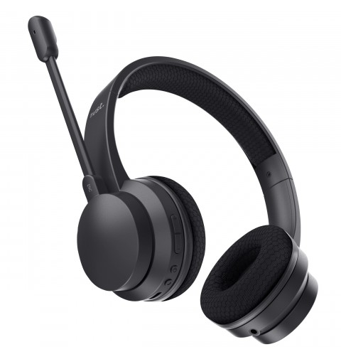 Trust Ayda Kopfhörer Verkabelt & Kabellos Kopfband Anrufe Musik USB Typ-C Bluetooth Schwarz