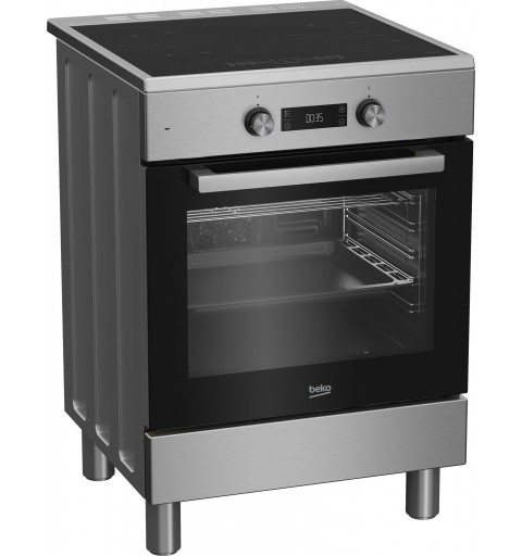 Beko FSE69300X Freistehender Herd Elektro Zonen-Induktionskochfeld Edelstahl