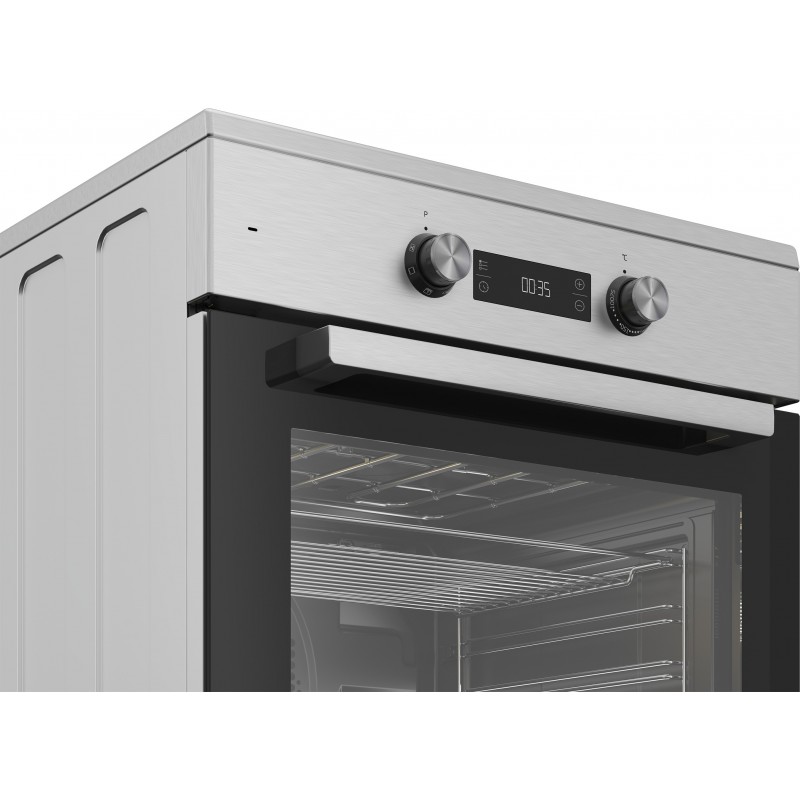 Beko FSE69300X Freistehender Herd Elektro Zonen-Induktionskochfeld Edelstahl