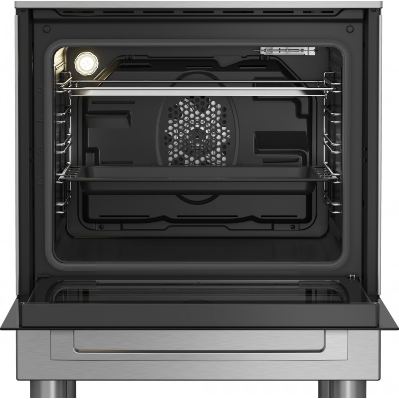 Beko FSE69300X Freistehender Herd Elektro Zonen-Induktionskochfeld Edelstahl