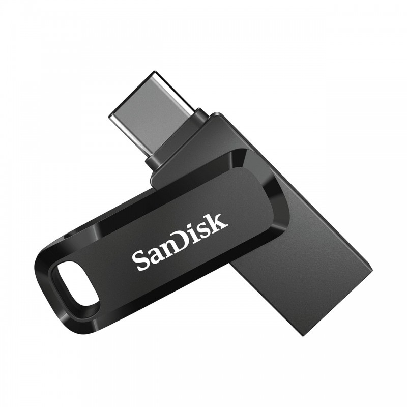 SanDisk Ultra Dual Drive Go USB flash drive 64 GB USB Type-A USB Type-C 3.2 Gen 1 (3.1 Gen 1) Black