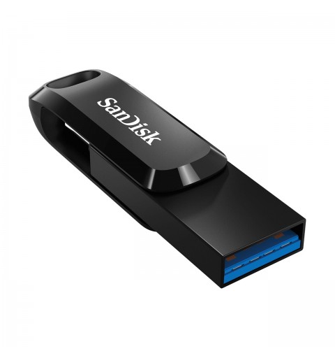 SanDisk Ultra Dual Drive Go lecteur USB flash 64 Go USB Type-A USB Type-C 3.2 Gen 1 (3.1 Gen 1) Noir