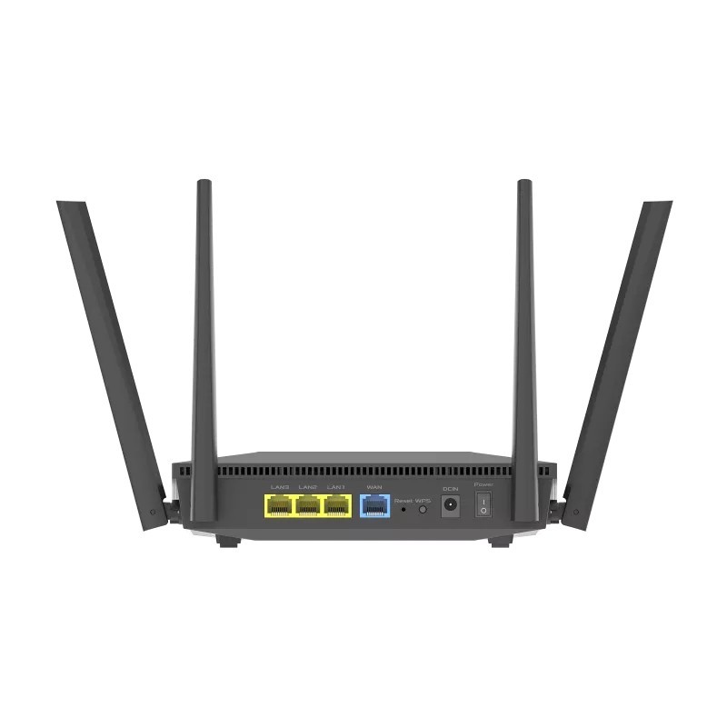 ASUS RT-AX52 AX1800 AiMesh WLAN-Router Gigabit Ethernet Dual-Band (2,4 GHz 5 GHz) Schwarz
