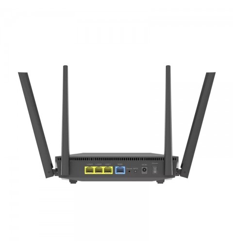 ASUS RT-AX52 AX1800 AiMesh WLAN-Router Gigabit Ethernet Dual-Band (2,4 GHz 5 GHz) Schwarz