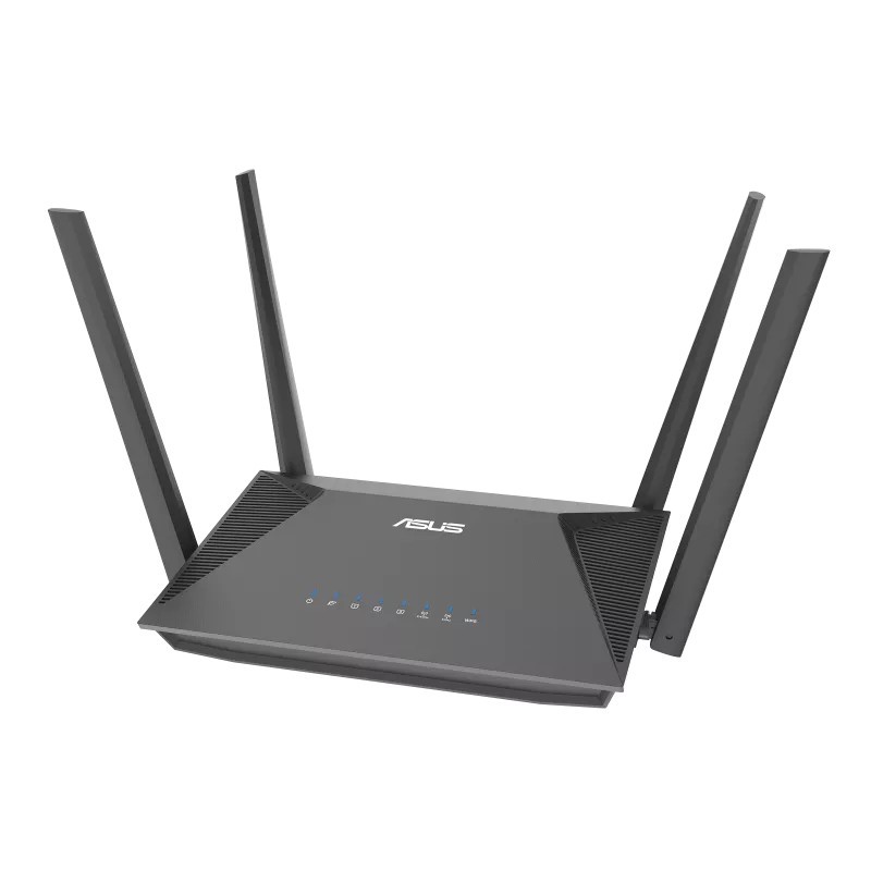 ASUS RT-AX52 AX1800 AiMesh WLAN-Router Gigabit Ethernet Dual-Band (2,4 GHz 5 GHz) Schwarz