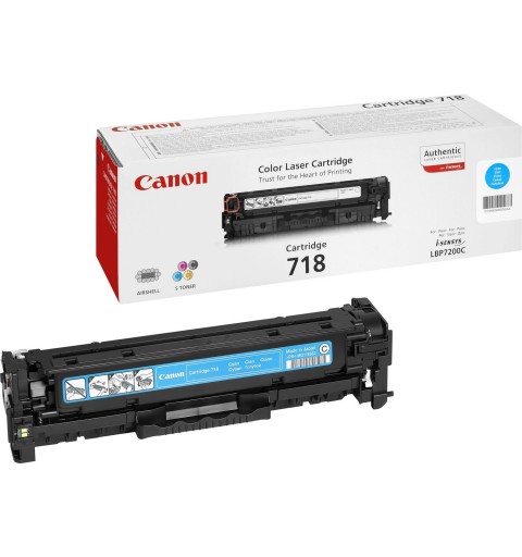 Canon CRG-718 C cartuccia toner 1 pz Originale Ciano