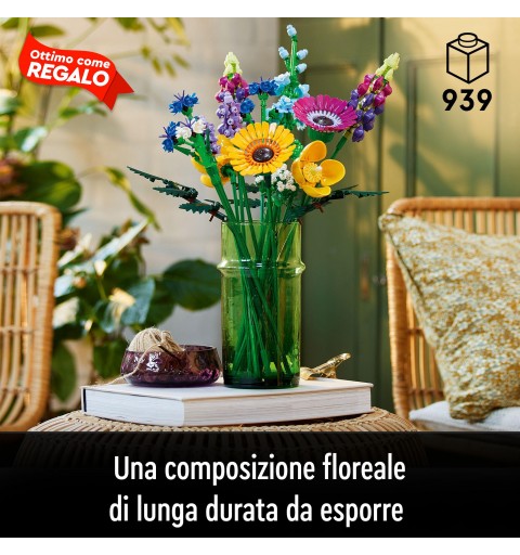 LEGO ICONS Bouquet de fleurs sauvages