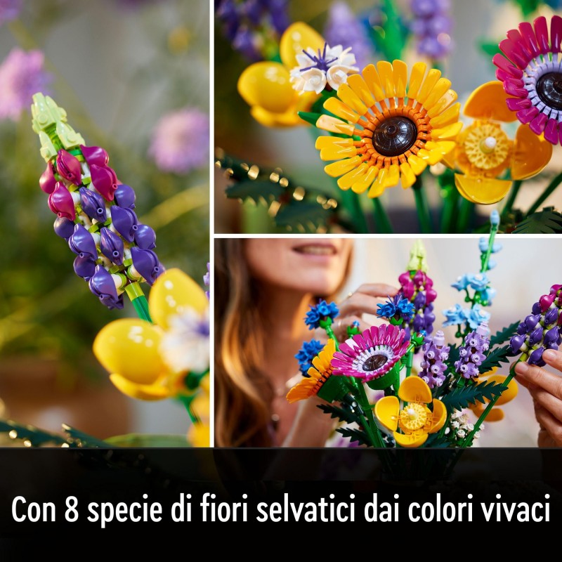 LEGO ICONS Ramo de Flores Silvestres