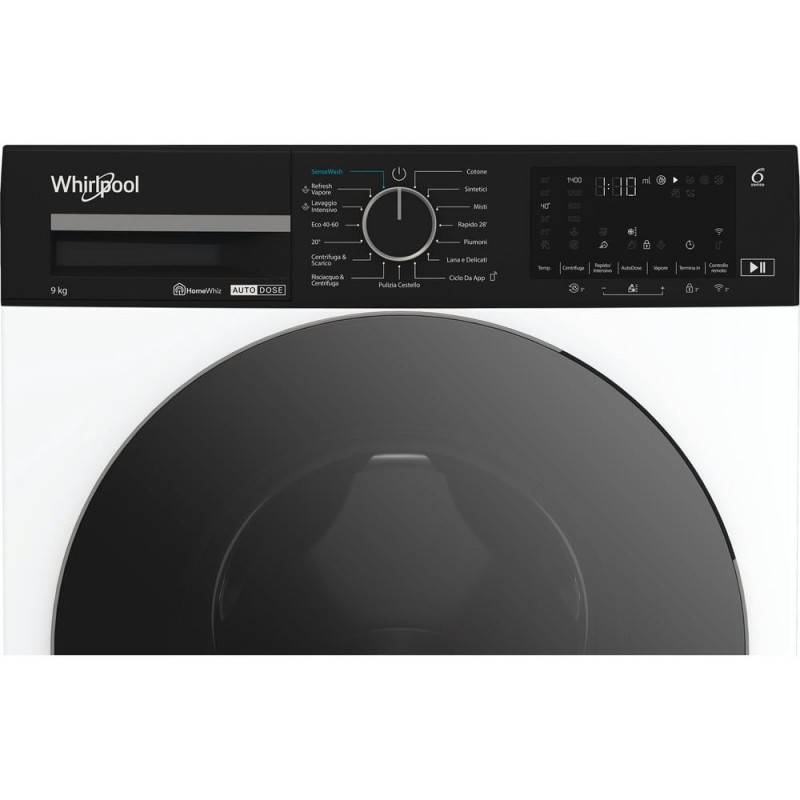 Whirlpool WPM 97W ADS IT washing machine Front-load 9 kg 1400 RPM White