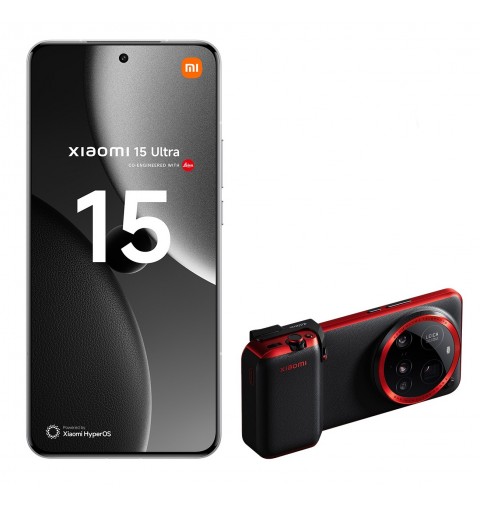 Wind Tre Xiaomi 15 Ultra + Photography Kit 17,1 cm (6.73") Dual-SIM 5G USB Typ-C 16 GB 512 GB 5410 mAh Schwarz, Silber