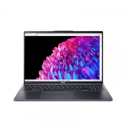 Acer Swift Go 16 SFG16-72-79MF Intel Core Ultra 7 155U Laptop 40,6 cm (16") 16 GB DDR5-SDRAM 512 GB SSD Wi-Fi 6E (802.11ax)