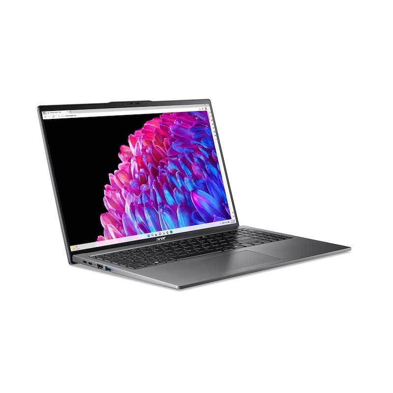 Acer Swift Go 16 SFG16-72-79MF Intel Core Ultra 7 155U Laptop 40,6 cm (16") 16 GB DDR5-SDRAM 512 GB SSD Wi-Fi 6E (802.11ax)