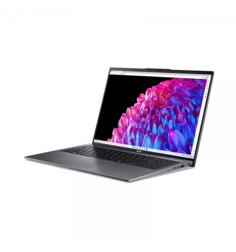 Acer Swift Go 16 SFG16-72-79MF Intel Core Ultra 7 155U Laptop 40,6 cm (16") 16 GB DDR5-SDRAM 512 GB SSD Wi-Fi 6E (802.11ax)