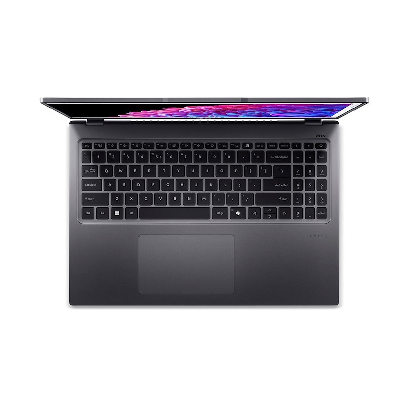 Acer Swift Go 16 SFG16-72-79MF Intel Core Ultra 7 155U Laptop 40,6 cm (16") 16 GB DDR5-SDRAM 512 GB SSD Wi-Fi 6E (802.11ax)