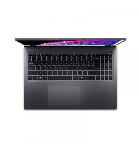 Acer Swift Go 16 SFG16-72-79MF Intel Core Ultra 7 155U Ordinateur portable 40,6 cm (16") 16 Go DDR5-SDRAM 512 Go SSD Wi-Fi 6E