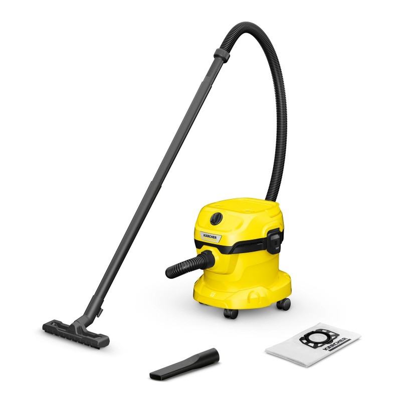 Kärcher WD 2 Plus V-12 4 18 12 L Aspiradora de tambor Seca y húmeda 1000 W Bolsa para el polvo