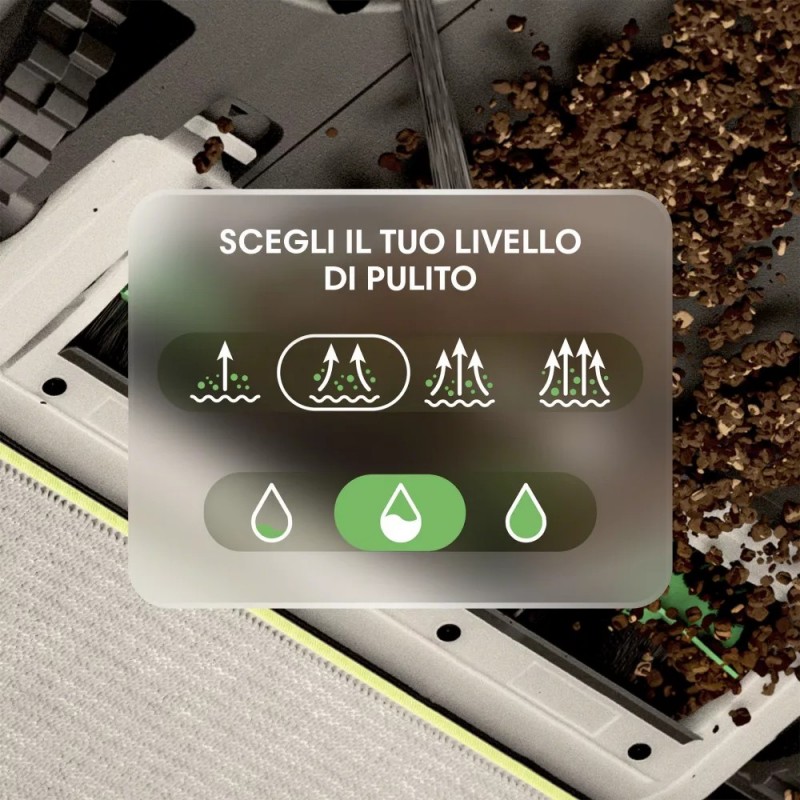 iRobot 105 Combo Sans sac Noir