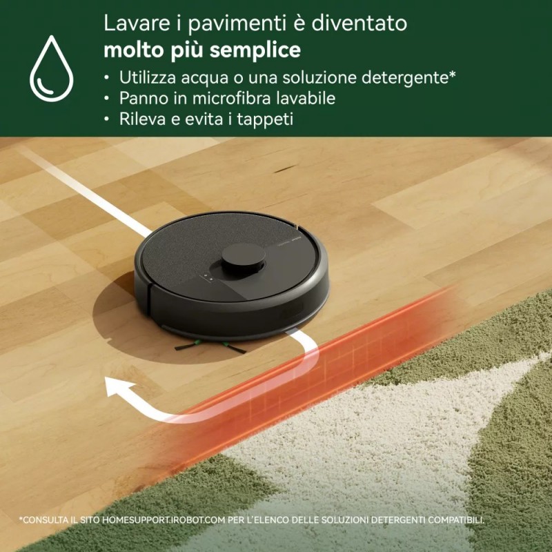 iRobot 105 Combo Sin bolsa Negro