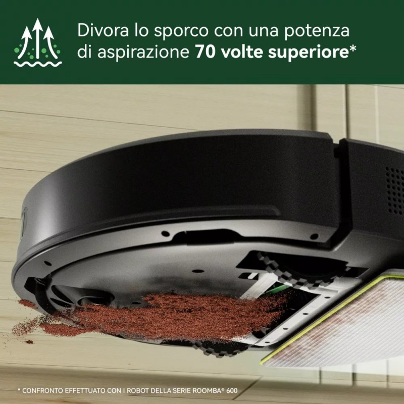 iRobot 105 Combo Sin bolsa Negro
