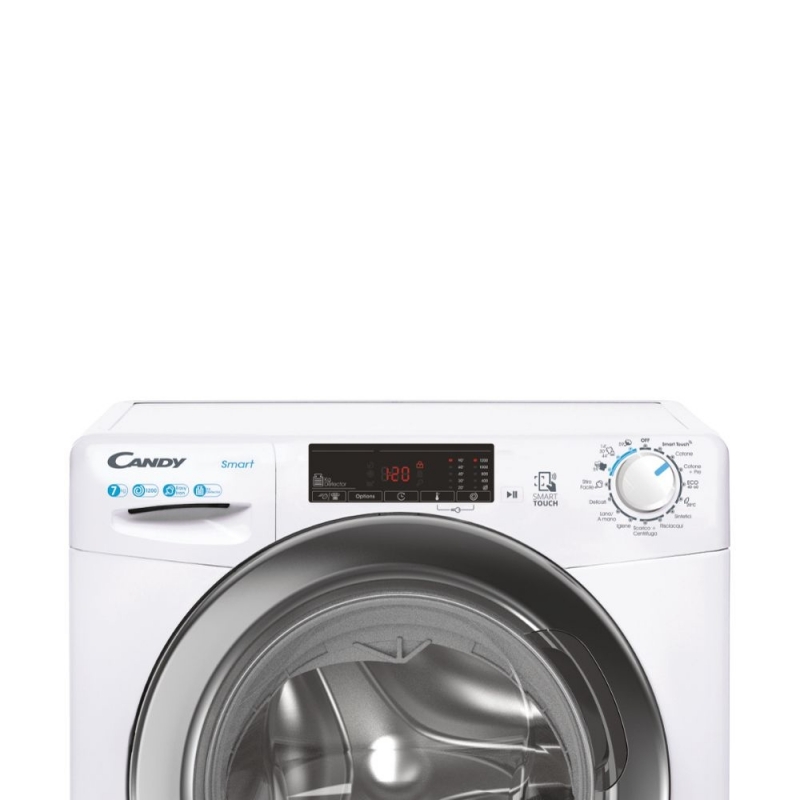 Candy Smart CSS4127TWR3 1-11 lavadora Carga frontal 7 kg 1200 RPM Blanco