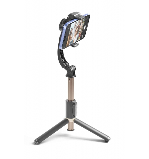 Cellularline BTFREEMOTIONK Video-Stabilisator Smartphonekamerastabilisator Schwarz
