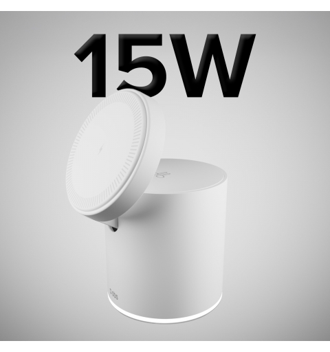 SBS TEWIRMAGFOLD2IN1 mobile device charger Headset, Smartphone White USB Wireless charging Fast charging Indoor