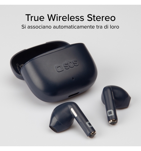 SBS TEEARTWSGOPODSG cuffia e auricolare True Wireless Stereo (TWS) In-ear Musica e Chiamate Bluetooth Grigio