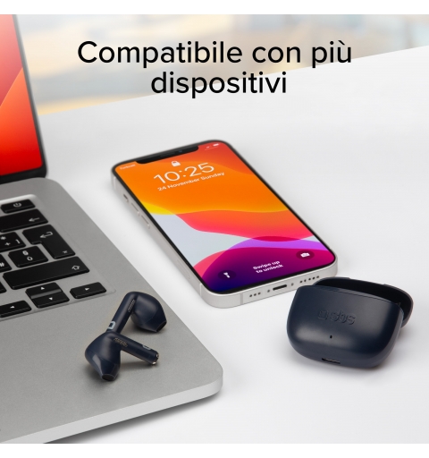 SBS TEEARTWSGOPODSG cuffia e auricolare True Wireless Stereo (TWS) In-ear Musica e Chiamate Bluetooth Grigio