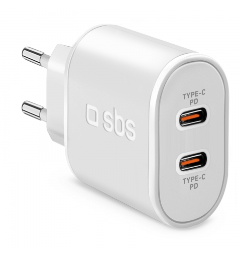 SBS TETRPD20CCW Ladegerät für Mobilgeräte Universal Weiß AC Drinnen