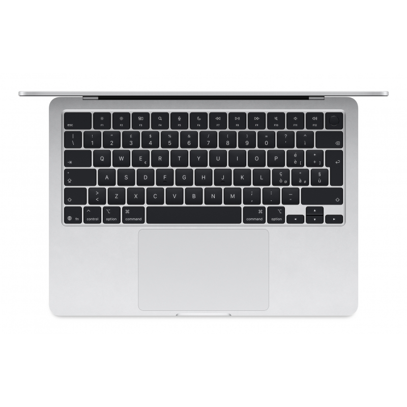 Apple MacBook Air Apple M M4 Laptop 34,5 cm (13.6") 16 GB 512 GB SSD Wi-Fi 6E (802.11ax) macOS Sequoia Silber