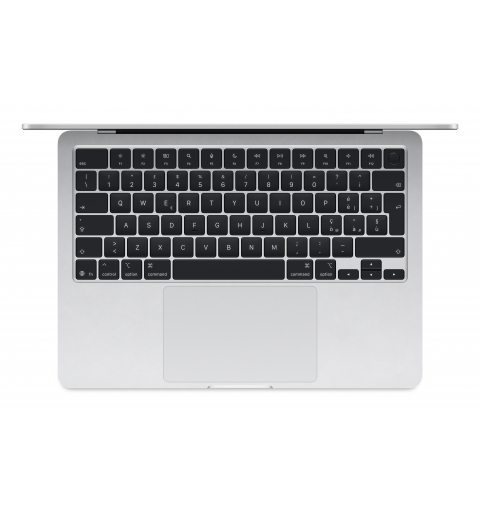 Apple MacBook Air Apple M M4 Laptop 34,5 cm (13.6") 16 GB 512 GB SSD Wi-Fi 6E (802.11ax) macOS Sequoia Silber