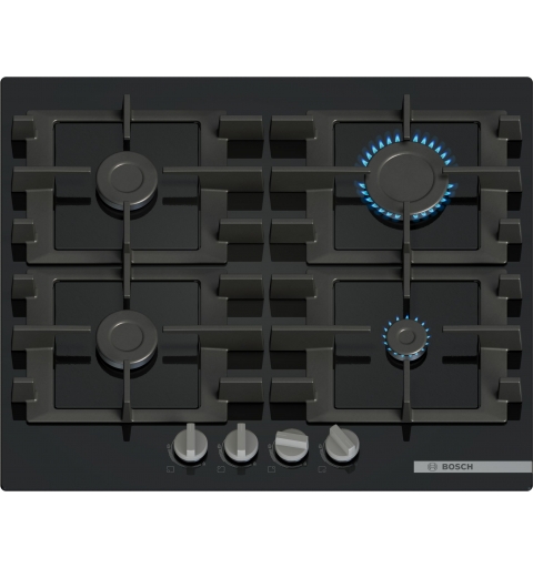 Bosch Serie 4 PNP6B6K40 hob Black Built-in 59 cm Gas 4 zone(s)