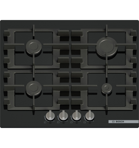 Bosch Serie 4 PNP6B6K40 hob Black Built-in 59 cm Gas 4 zone(s)